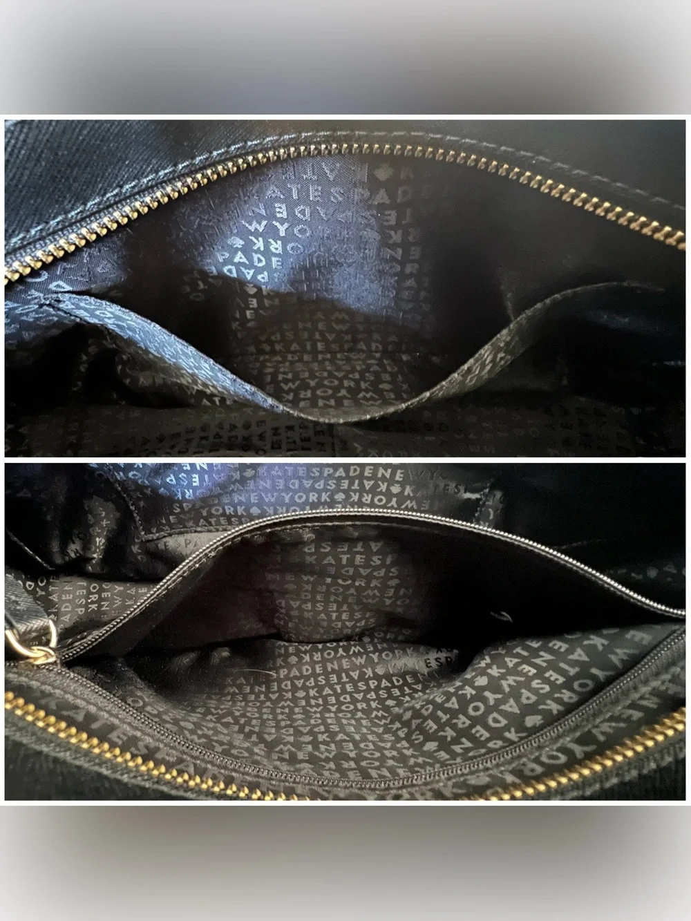 Kate Spade New York Laurel Way Reese Satchel Bag In Black EUC Saffiano Leather